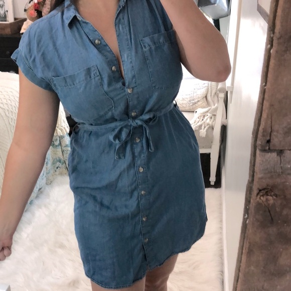 HARPER Heritage size small chambray shirt dress - Picture 4 of 7